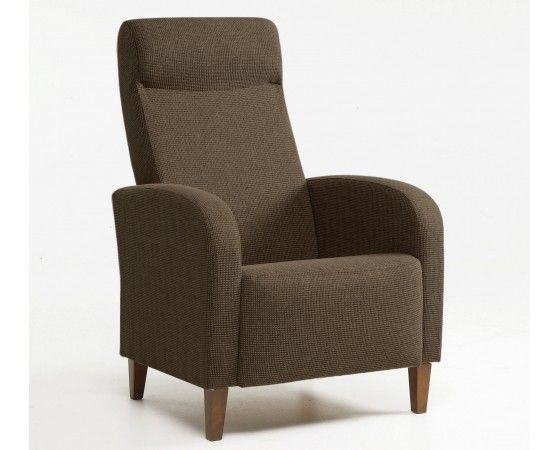 Кресло Фиеста ткань коричневая Ролстон